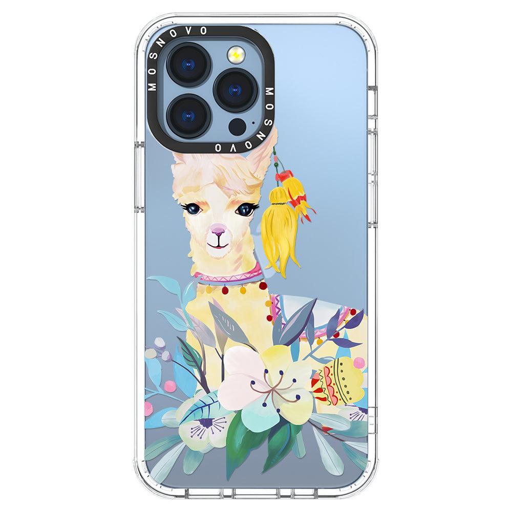 Boho Llama Phone Case - iPhone 13 Pro Case - MOSNOVO