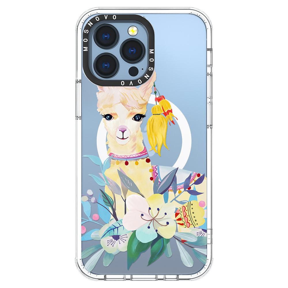 Boho Llama Phone Case - iPhone 13 Pro Case - MOSNOVO