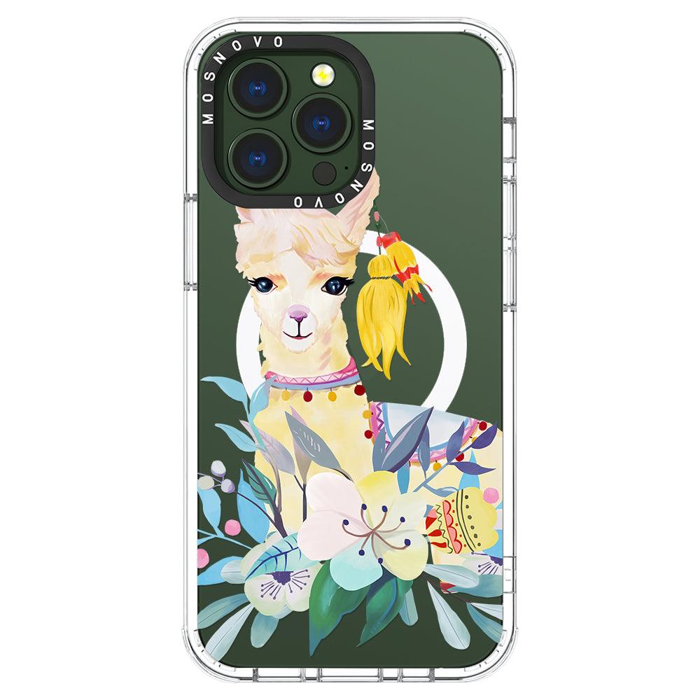 Boho Llama Phone Case - iPhone 13 Pro Case - MOSNOVO