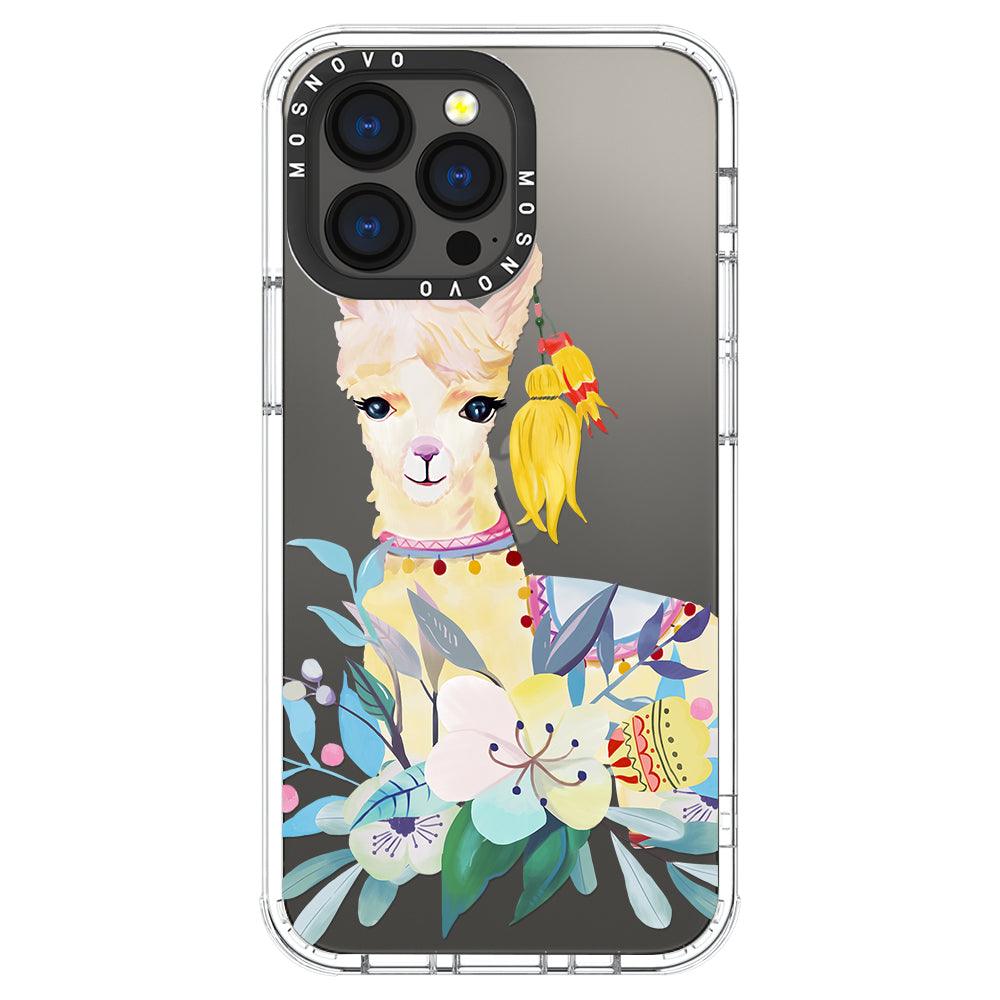 Boho Llama Phone Case - iPhone 13 Pro Case - MOSNOVO