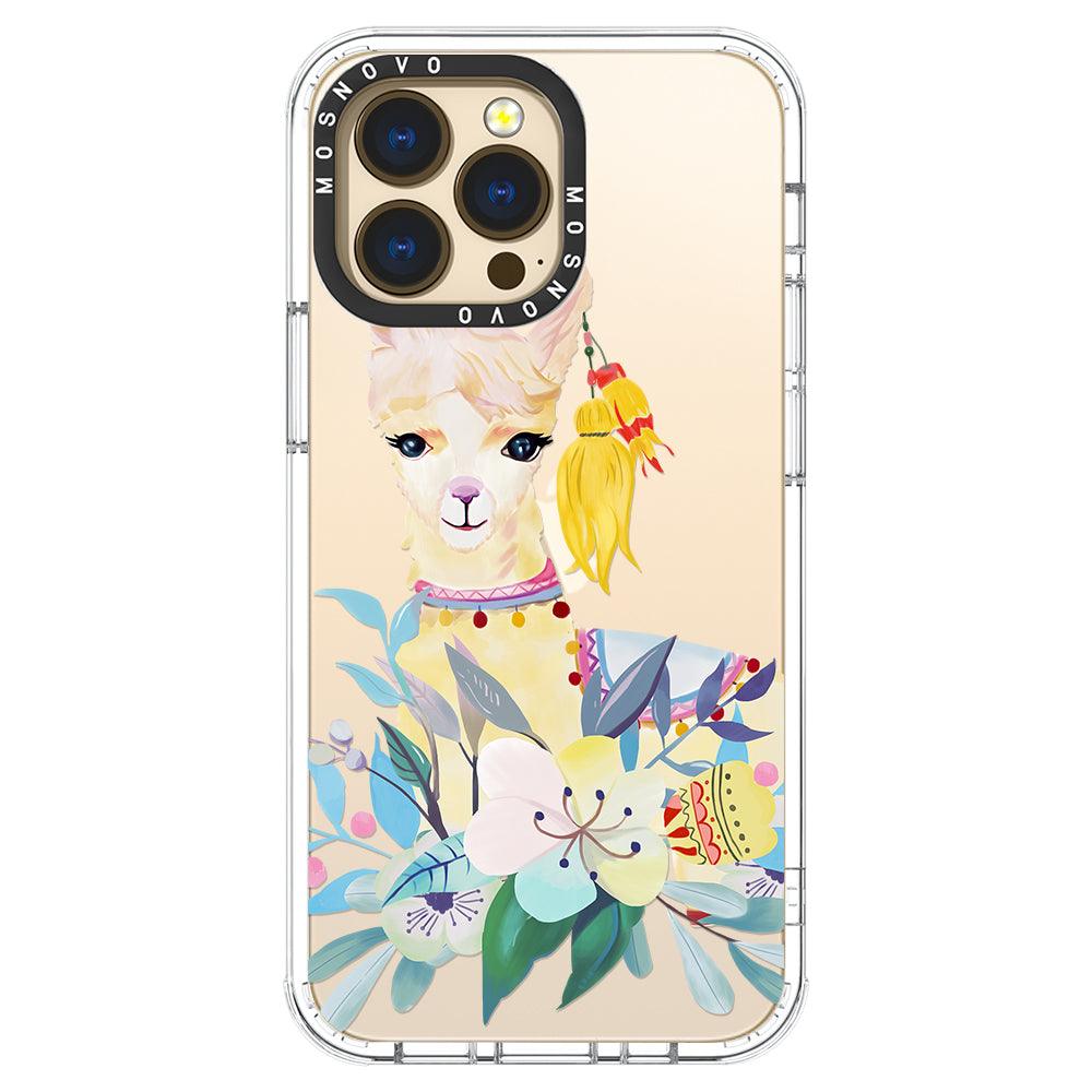 Boho Llama Phone Case - iPhone 13 Pro Case - MOSNOVO