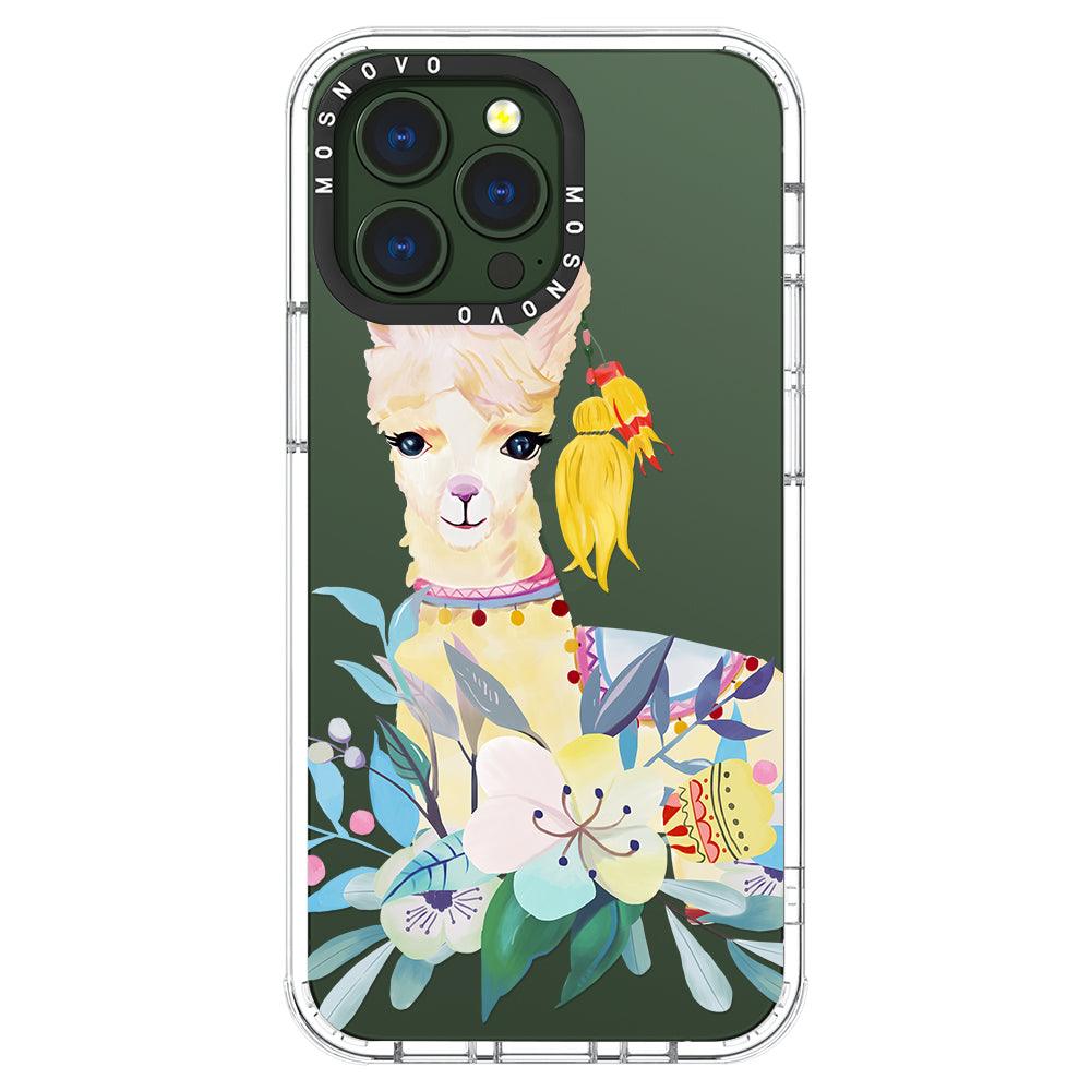 Boho Llama Phone Case - iPhone 13 Pro Case - MOSNOVO