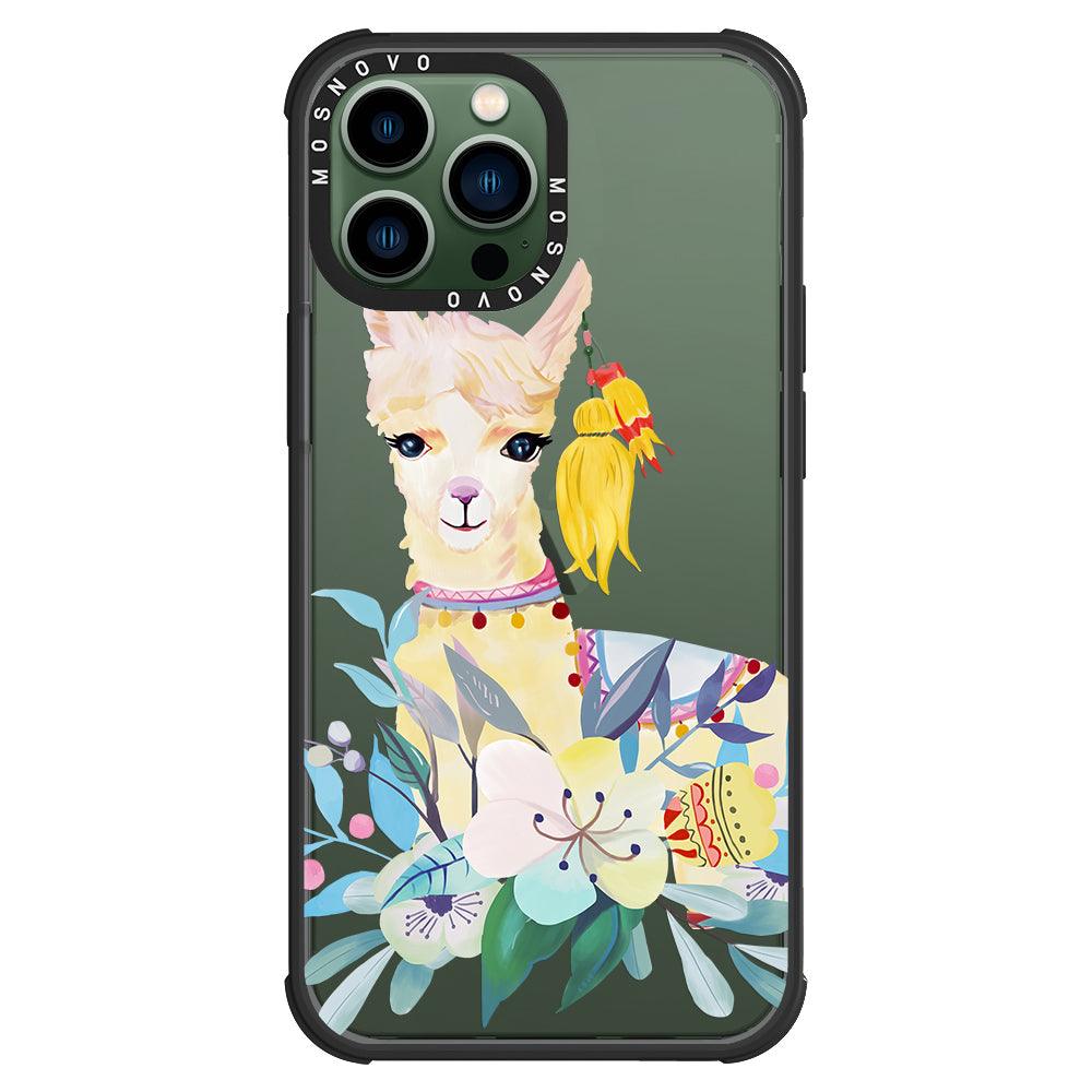 Boho Llama Phone Case - iPhone 13 Pro Max Case - MOSNOVO