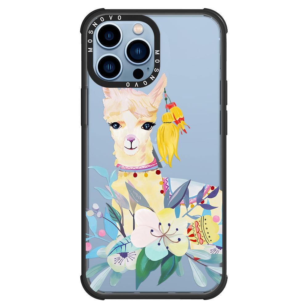 Boho Llama Phone Case - iPhone 13 Pro Max Case - MOSNOVO