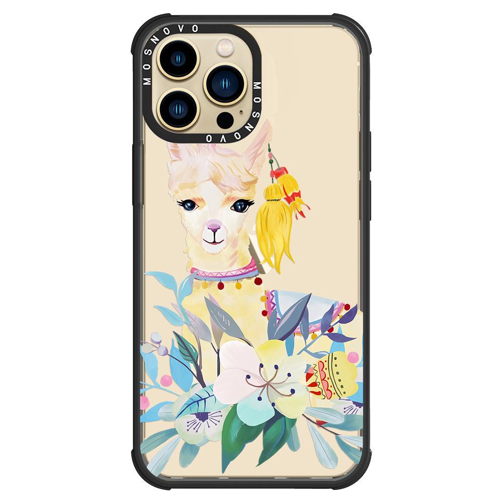 Boho Llama Phone Case - iPhone 13 Pro Max Case - MOSNOVO