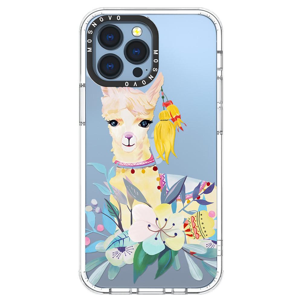 Boho Llama Phone Case - iPhone 13 Pro Max Case - MOSNOVO