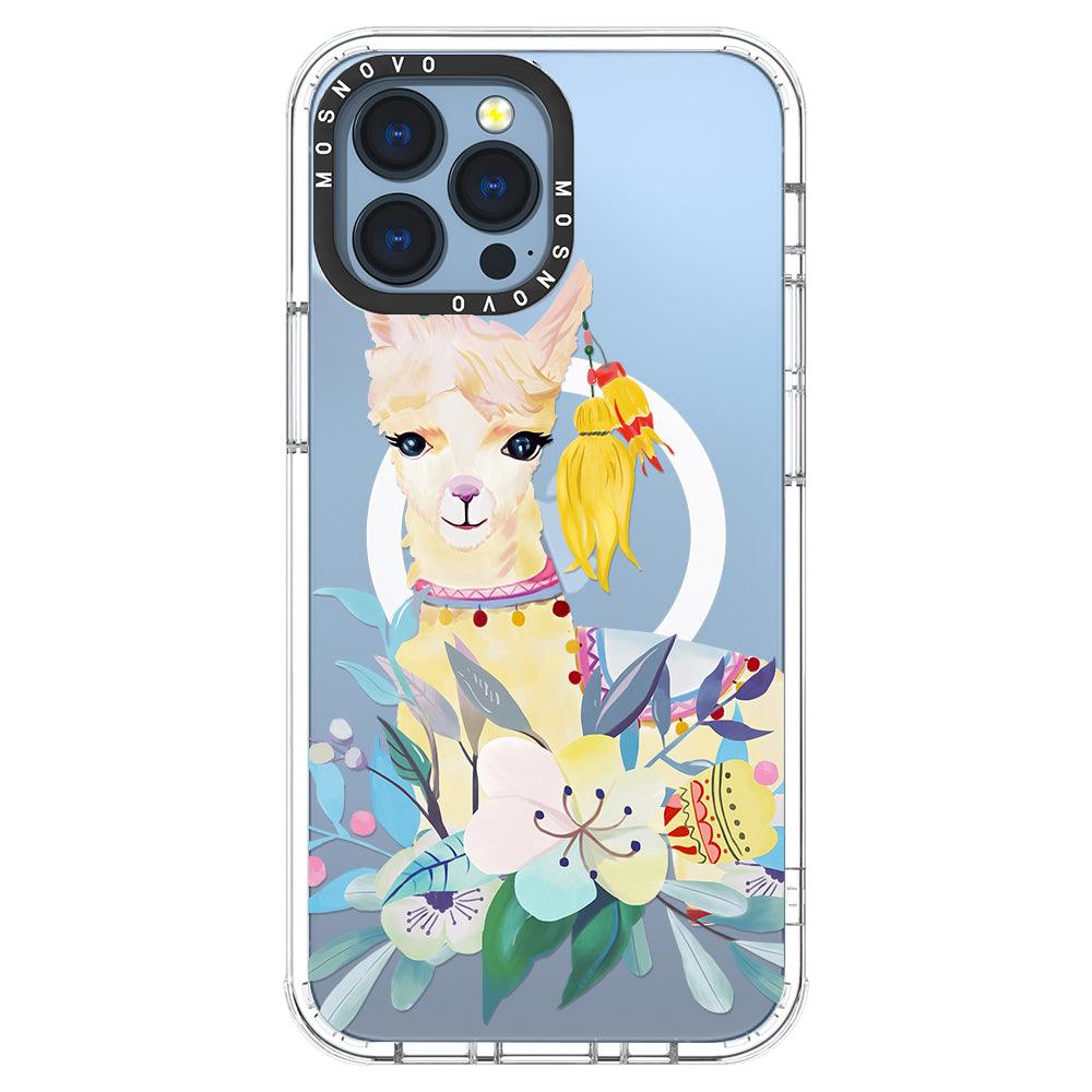 Boho Llama Phone Case - iPhone 13 Pro Max Case - MOSNOVO