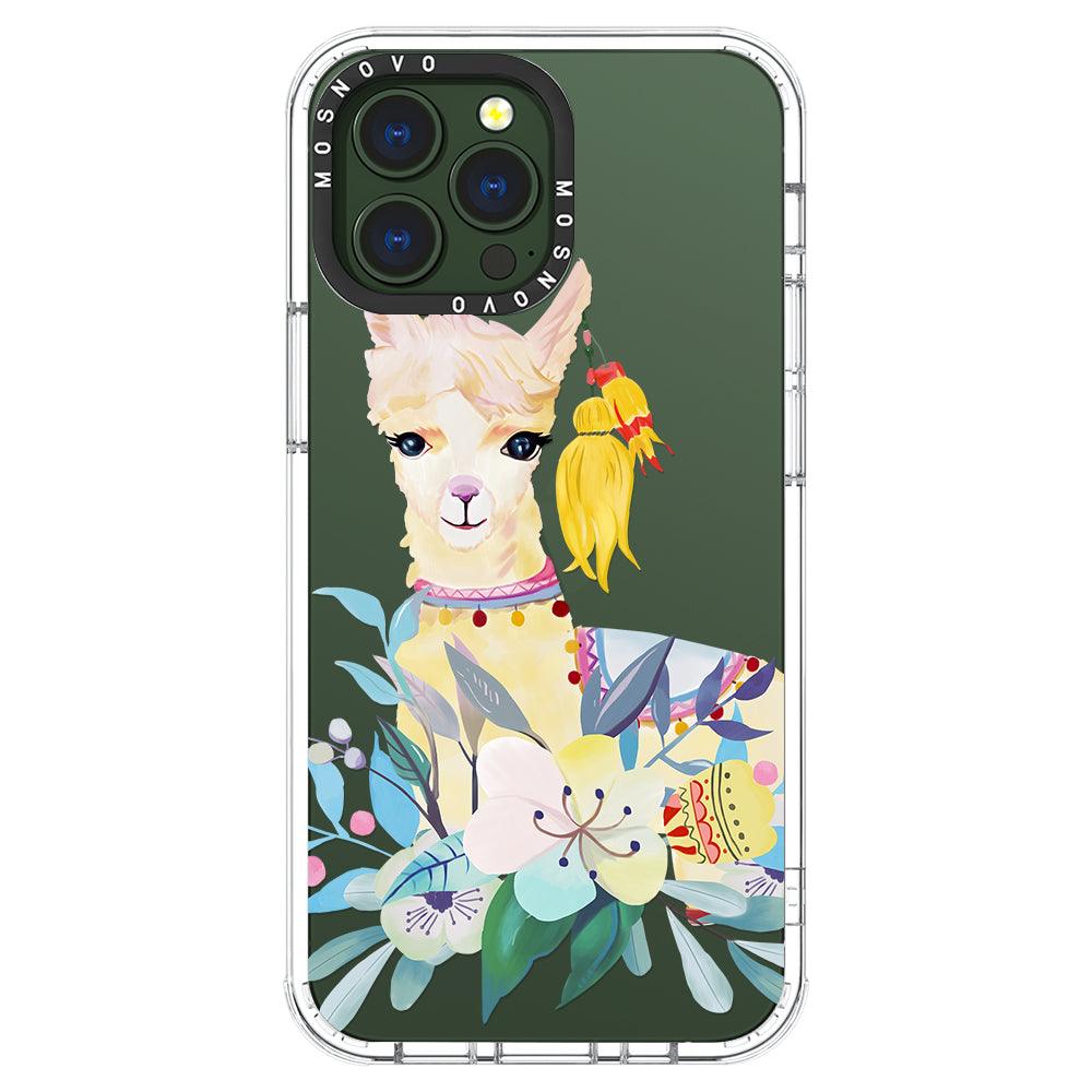 Boho Llama Phone Case - iPhone 13 Pro Max Case - MOSNOVO