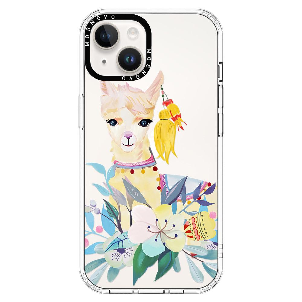 Boho Llama Phone Case - iPhone 14 Case - MOSNOVO