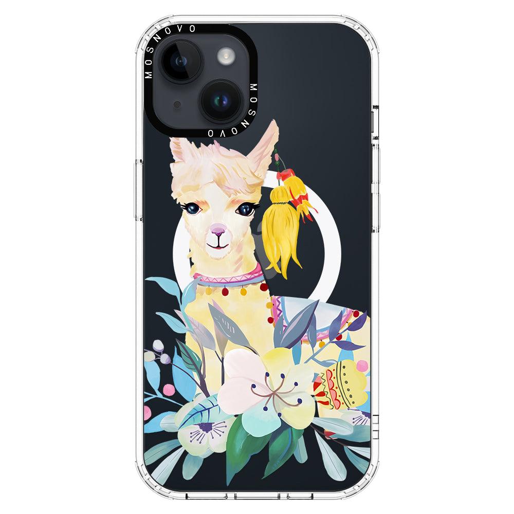 Boho Llama Phone Case - iPhone 14 Case - MOSNOVO