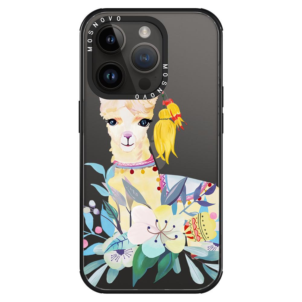 Boho Llama Phone Case - iPhone 14 Pro Case - MOSNOVO