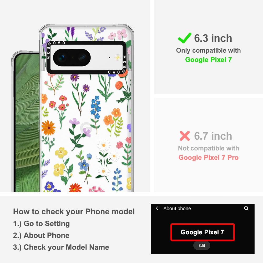 Botanical Floral Phone Case - Google Pixel 7 Case - MOSNOVO