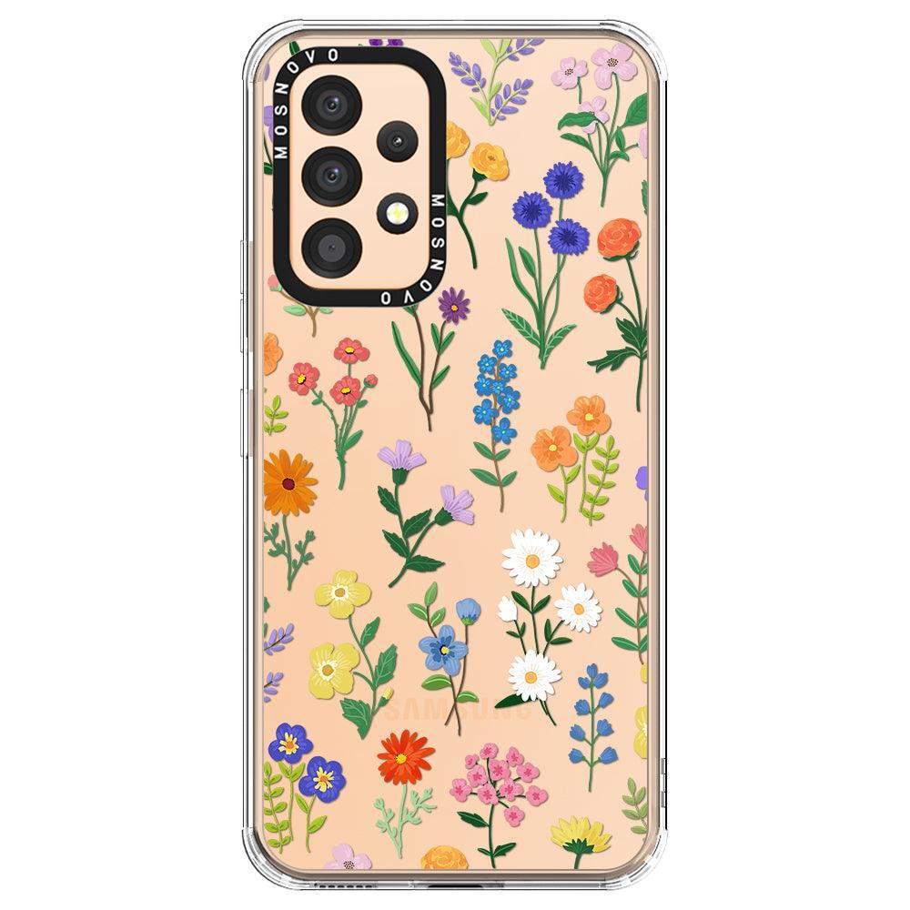 Botanical Floral Phone Case - Samsung Galaxy A53 Case - MOSNOVO