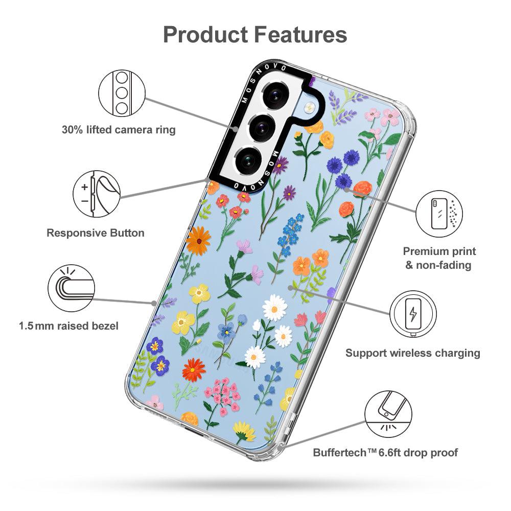 Botanical Floral Phone Case - Samsung Galaxy S22 Plus Case - MOSNOVO