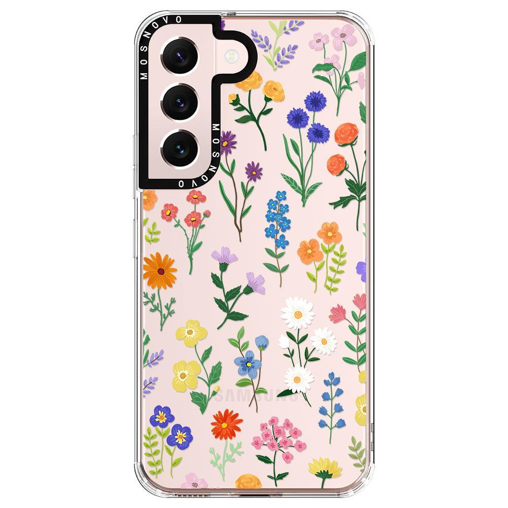 Botanical Floral Phone Case - Samsung Galaxy S22 Plus Case - MOSNOVO