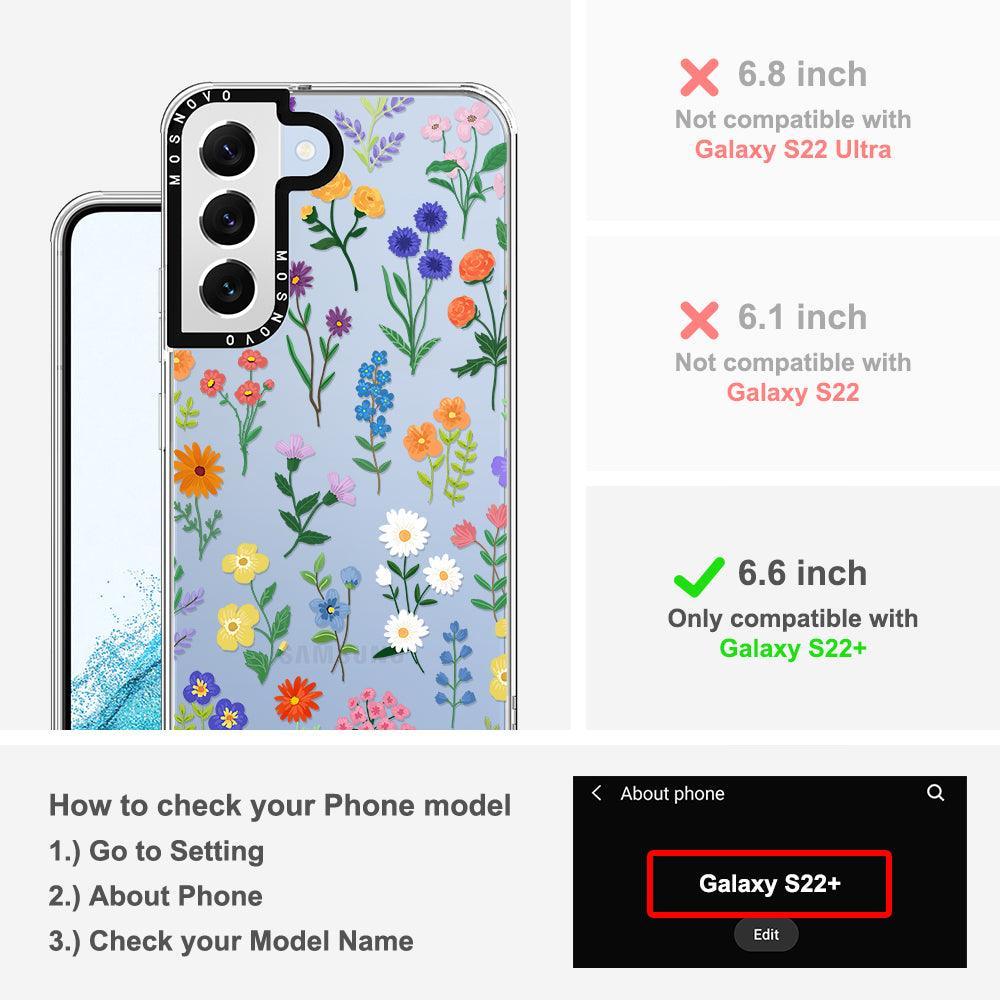 Botanical Floral Phone Case - Samsung Galaxy S22 Plus Case - MOSNOVO