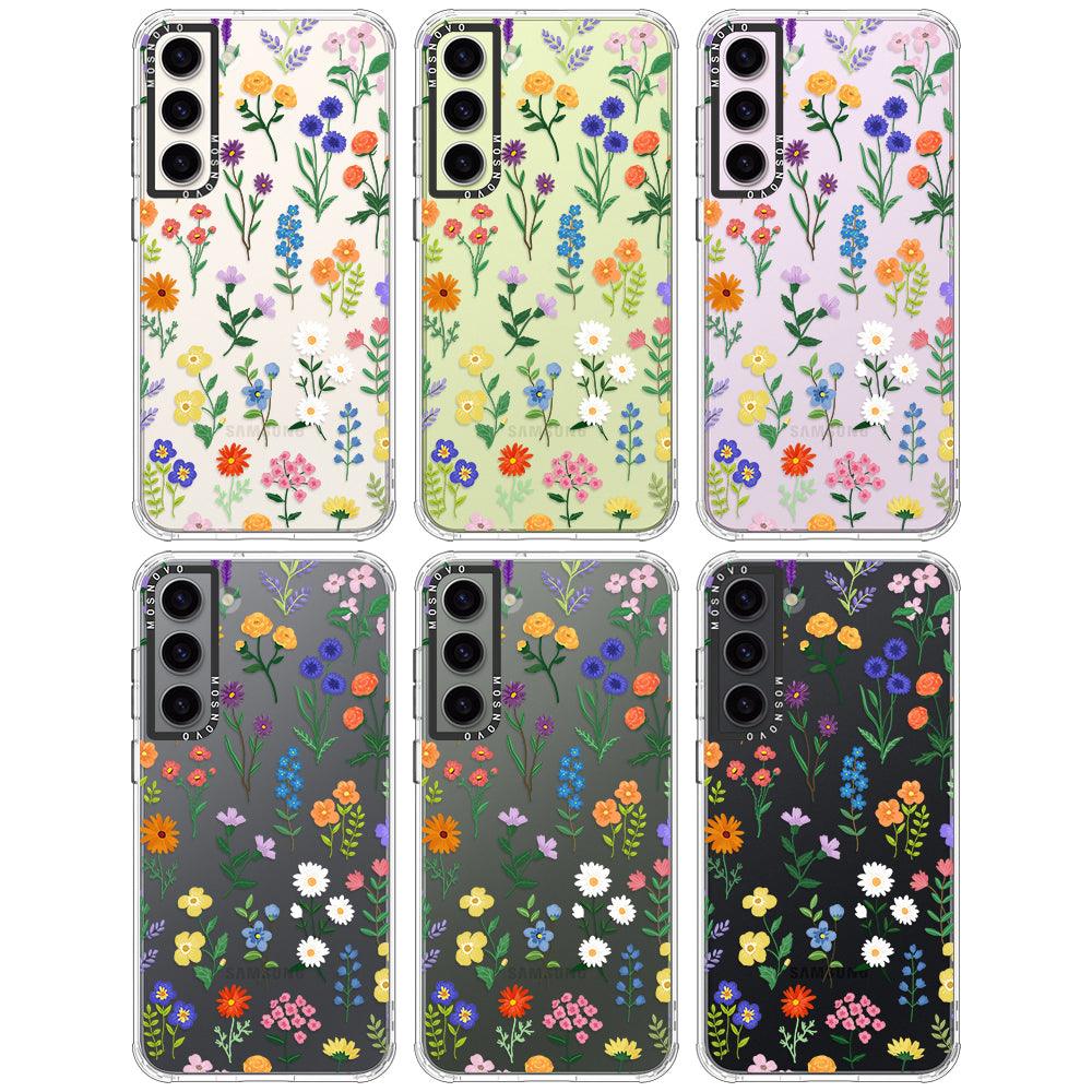 Botanical Floral Phone Case - Samsung Galaxy S23 Case - MOSNOVO