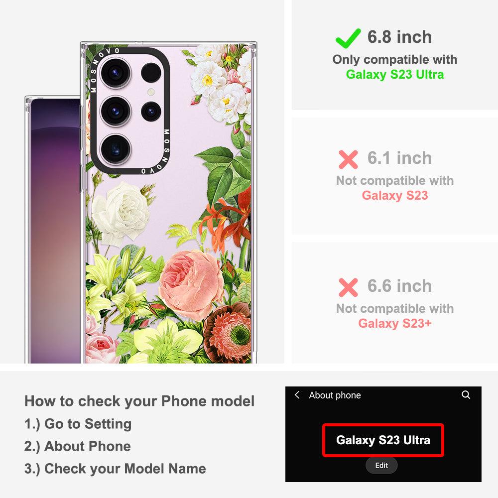 Botanical Garden Phone Case - Samsung Galaxy S23 Ultra Case - MOSNOVO