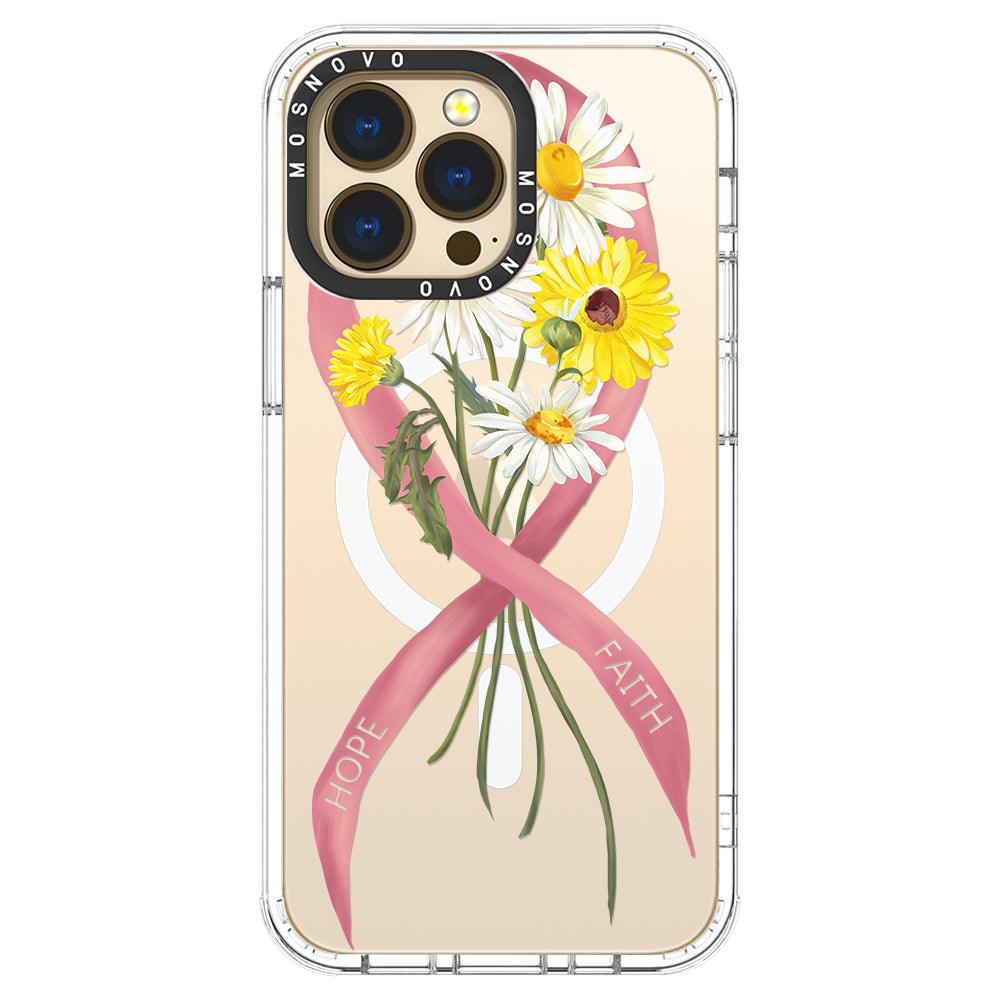 Breast Awareness Phone Case - iPhone 13 Pro Case - MOSNOVO