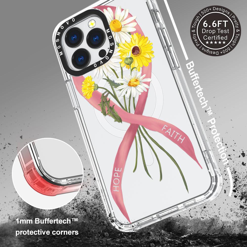 Breast Awareness Phone Case - iPhone 13 Pro Case - MOSNOVO