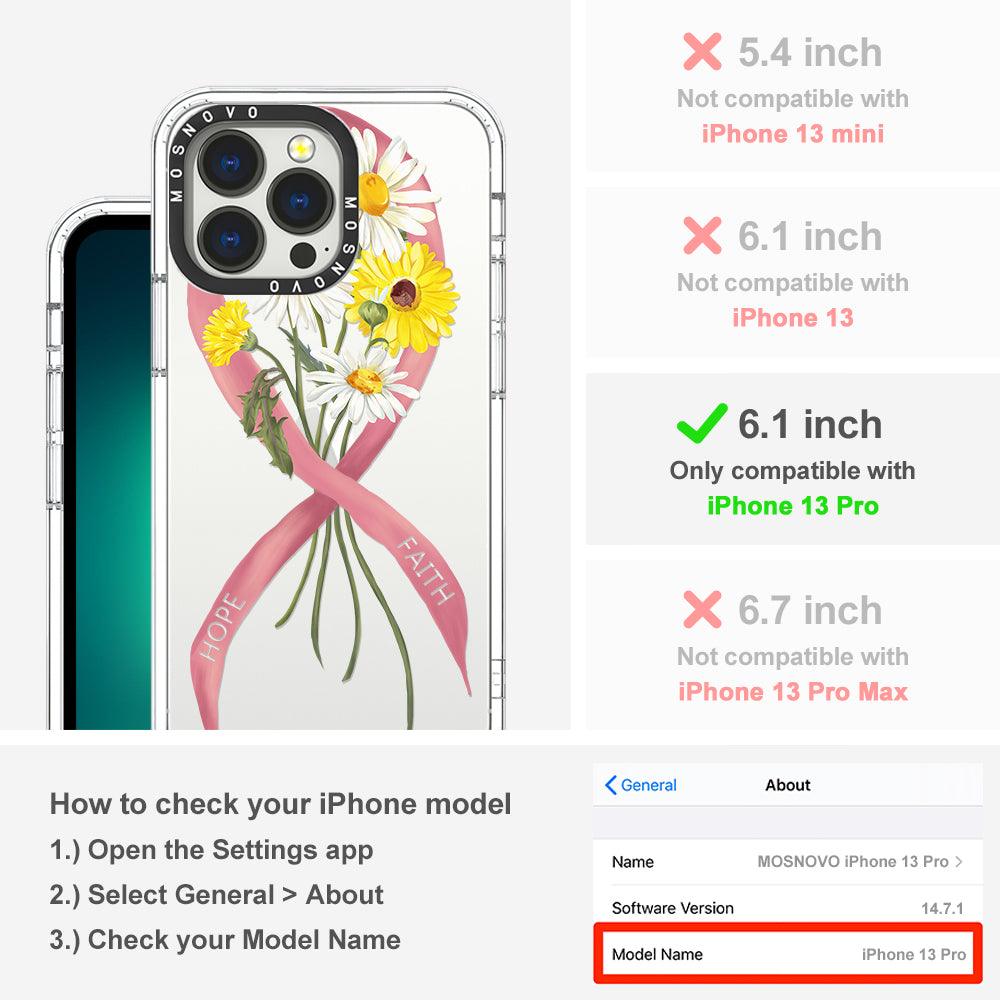 Breast Awareness Phone Case - iPhone 13 Pro Case - MOSNOVO