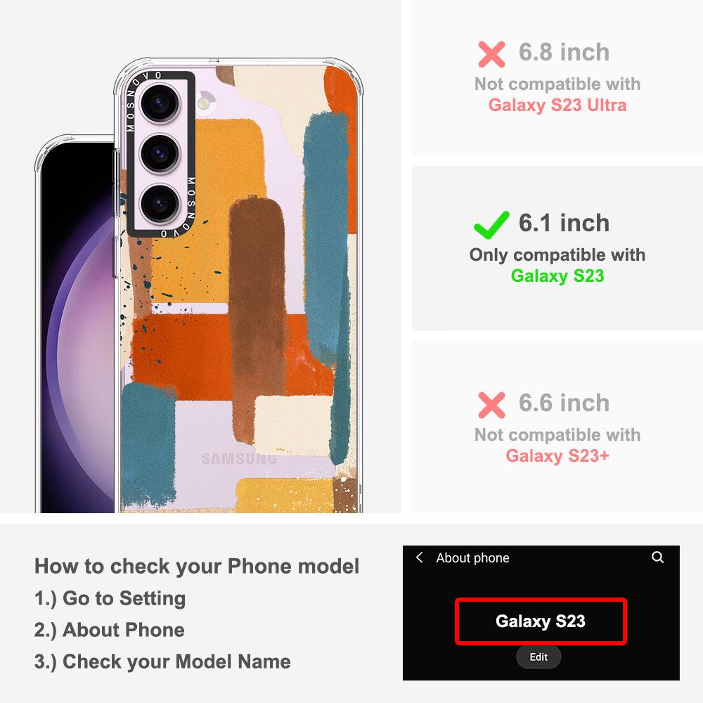 Brush Art Phone Case - Samsung Galaxy S23 Case - MOSNOVO