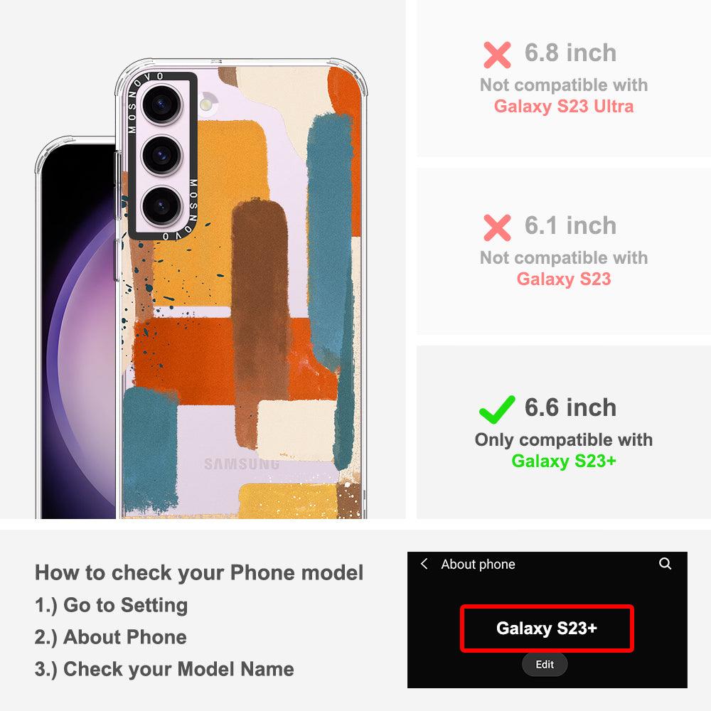 Brush Art Phone Case - Samsung Galaxy S23 Plus Case - MOSNOVO