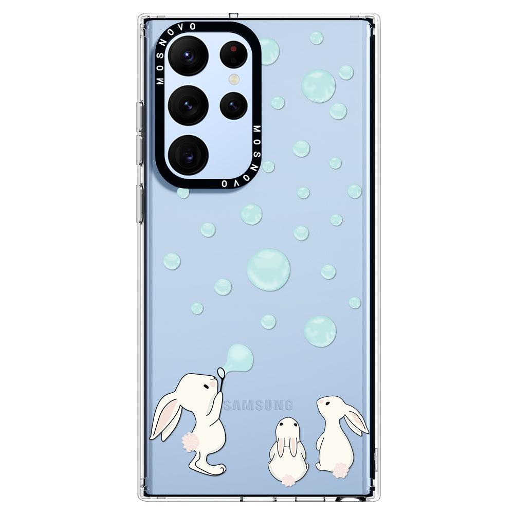 Cute Bunny Phone Case - Samsung Galaxy S22 Ultra Case - MOSNOVO