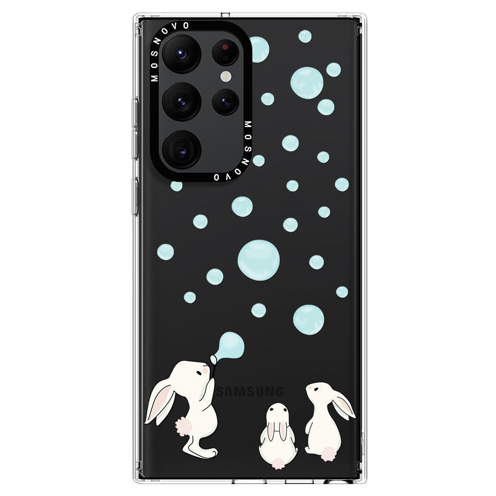 Cute Bunny Phone Case - Samsung Galaxy S22 Ultra Case - MOSNOVO