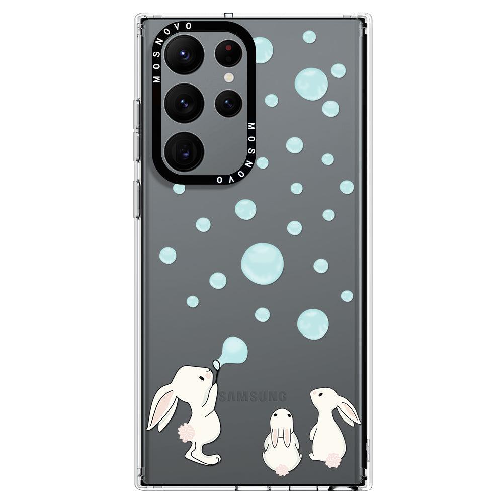 Cute Bunny Phone Case - Samsung Galaxy S22 Ultra Case - MOSNOVO