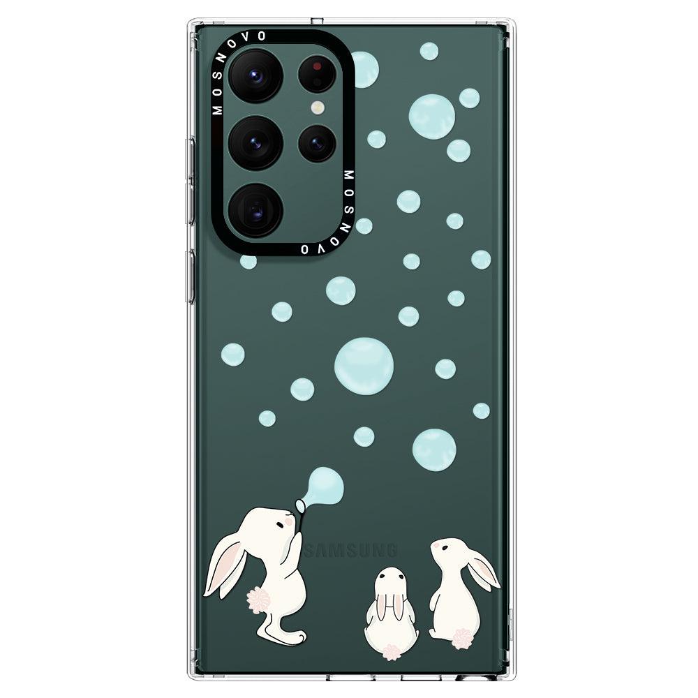 Cute Bunny Phone Case - Samsung Galaxy S22 Ultra Case - MOSNOVO