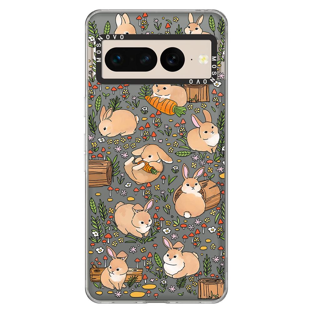 Bunny Garden Phone Case - Google Pixel 7 Pro Case - MOSNOVO