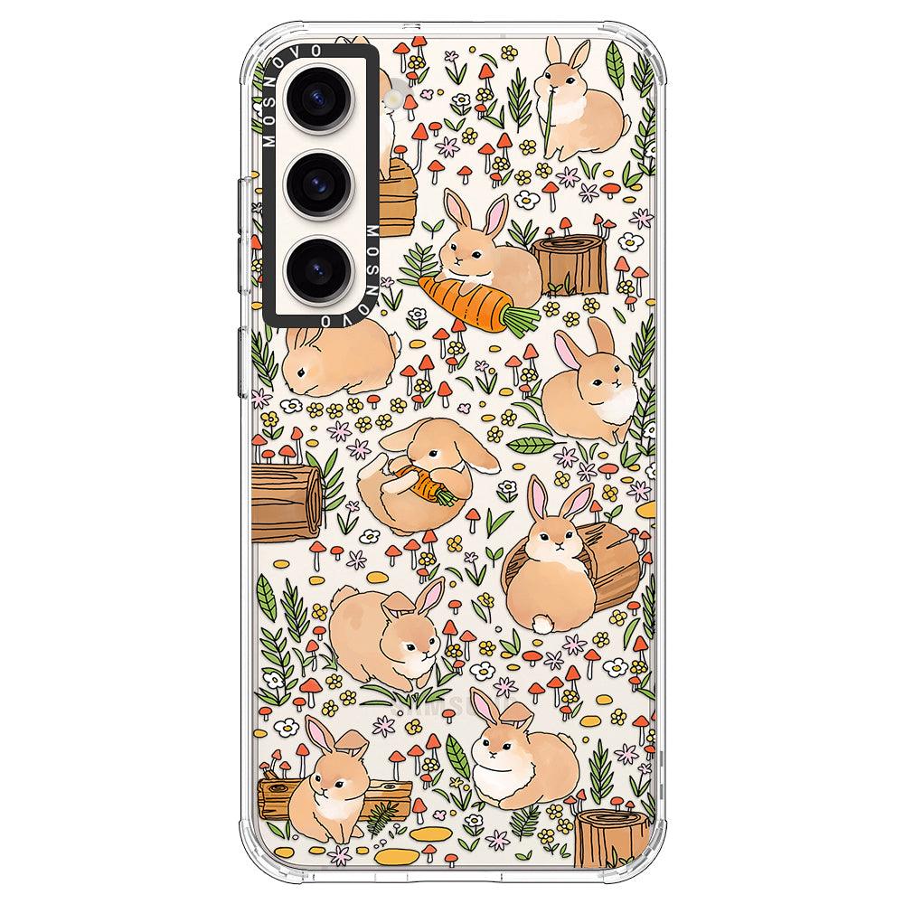 Bunny Garden Phone Case - Samsung Galaxy S23 Plus Case - MOSNOVO