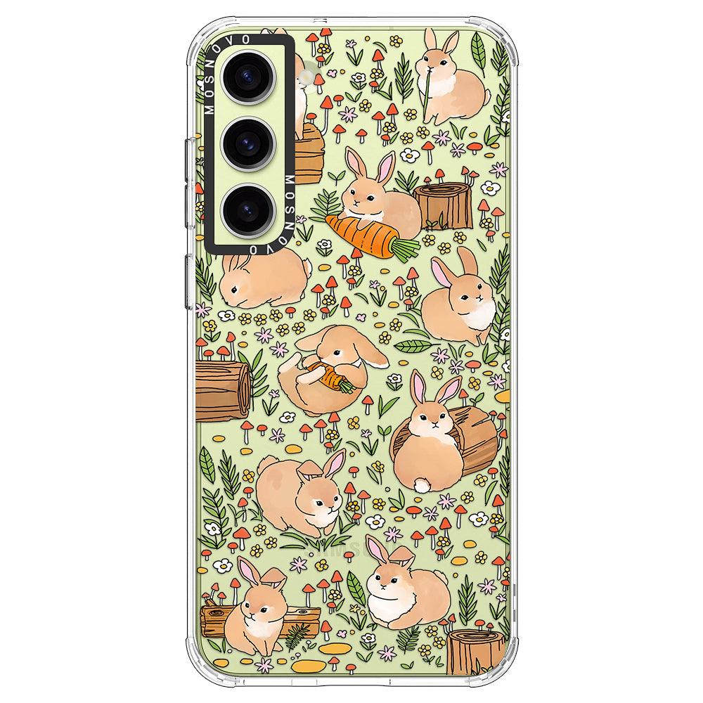 Bunny Garden Phone Case - Samsung Galaxy S23 Plus Case - MOSNOVO