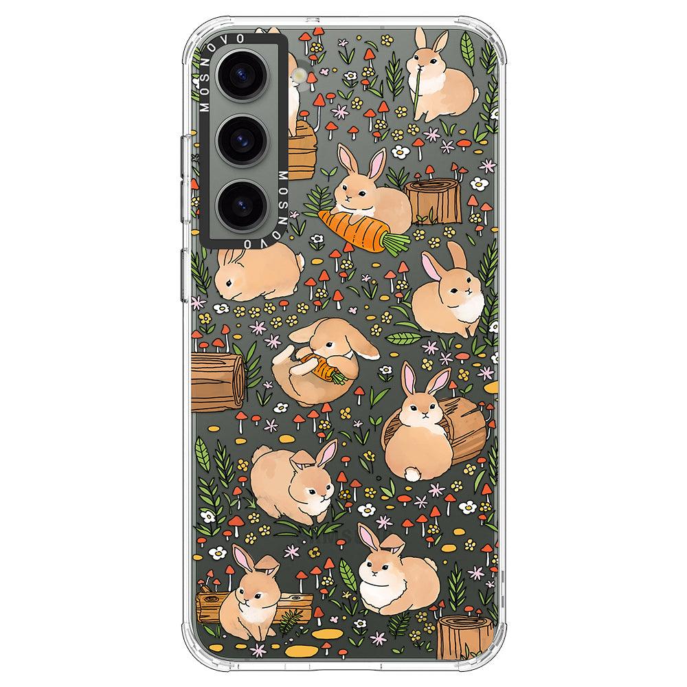 Bunny Garden Phone Case - Samsung Galaxy S23 Plus Case - MOSNOVO