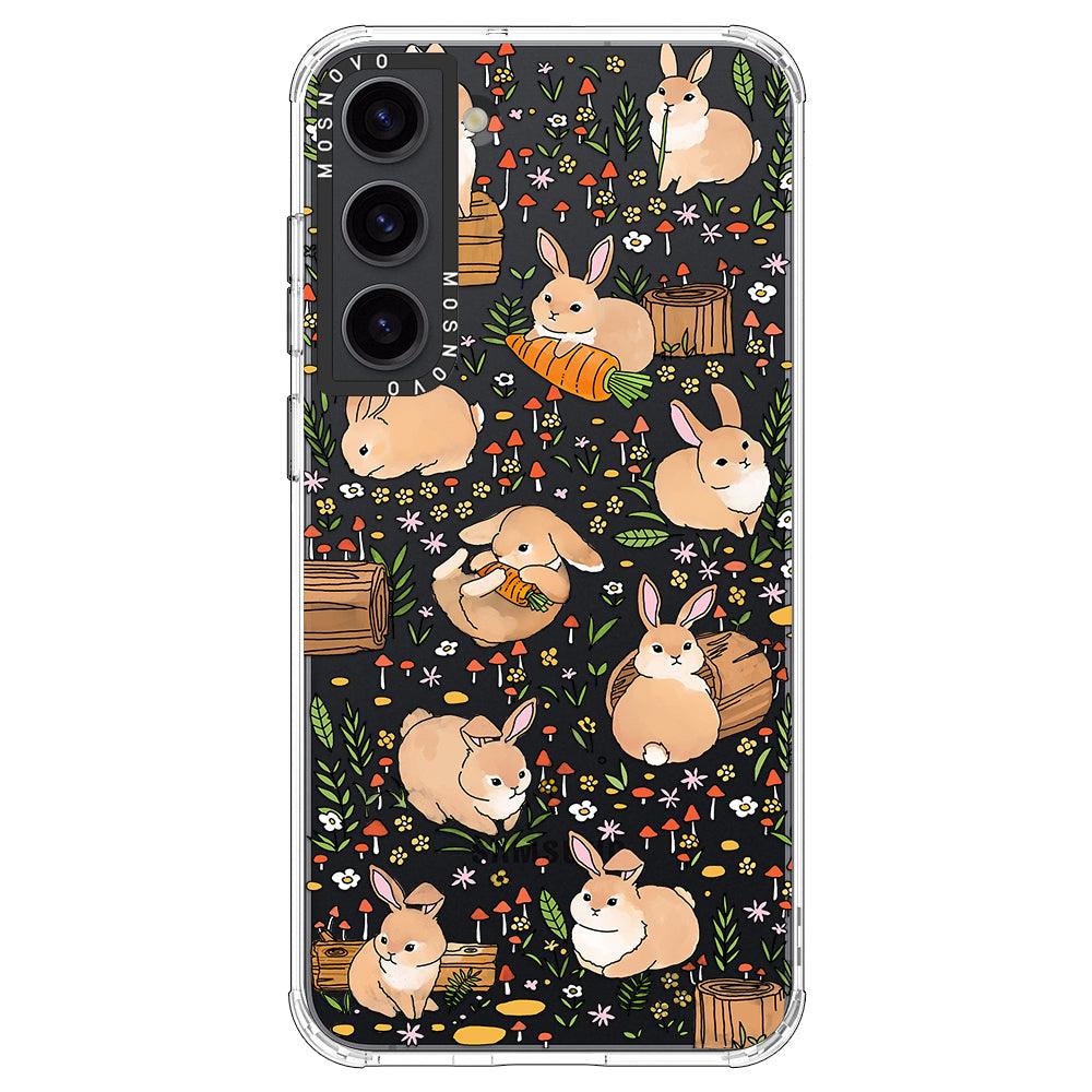 Bunny Garden Phone Case - Samsung Galaxy S23 Plus Case - MOSNOVO