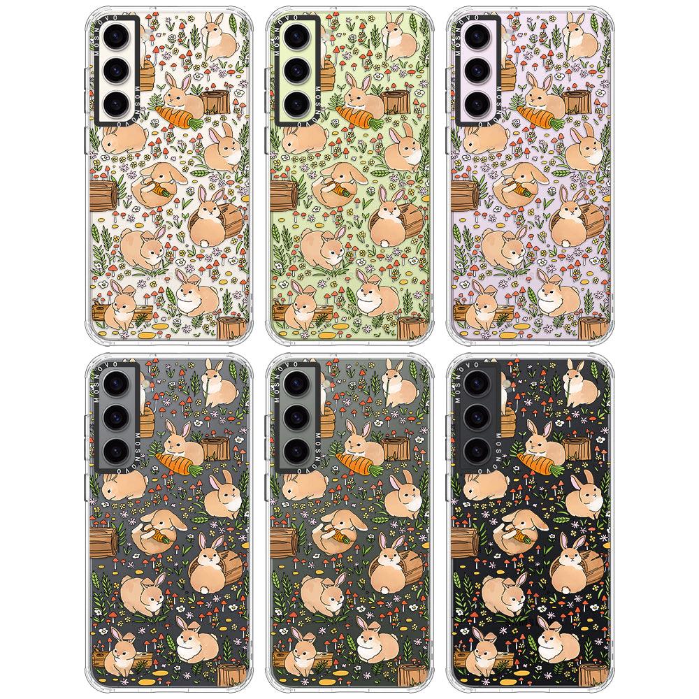 Bunny Garden Phone Case - Samsung Galaxy S23 Plus Case - MOSNOVO