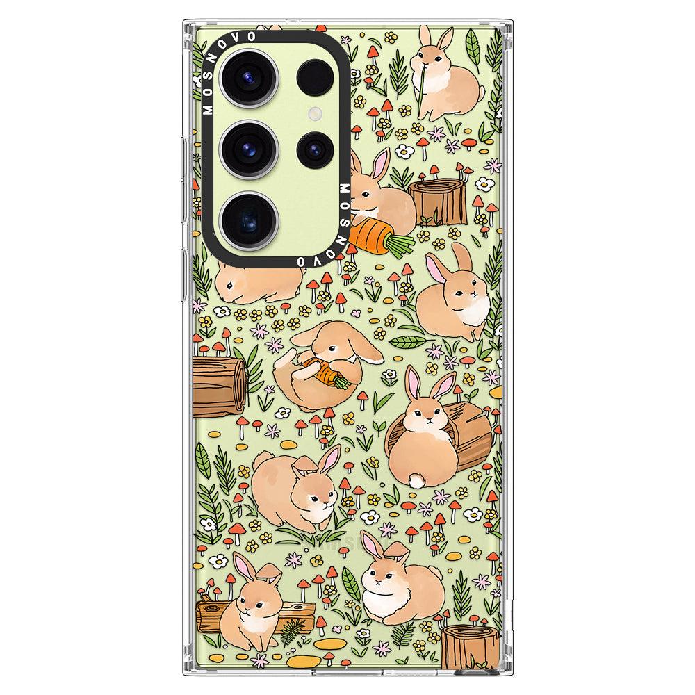 Bunny Garden Phone Case - Samsung Galaxy S23 Ultra Case - MOSNOVO