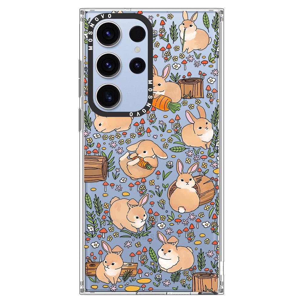 Bunny Garden Phone Case - Samsung Galaxy S23 Ultra Case - MOSNOVO