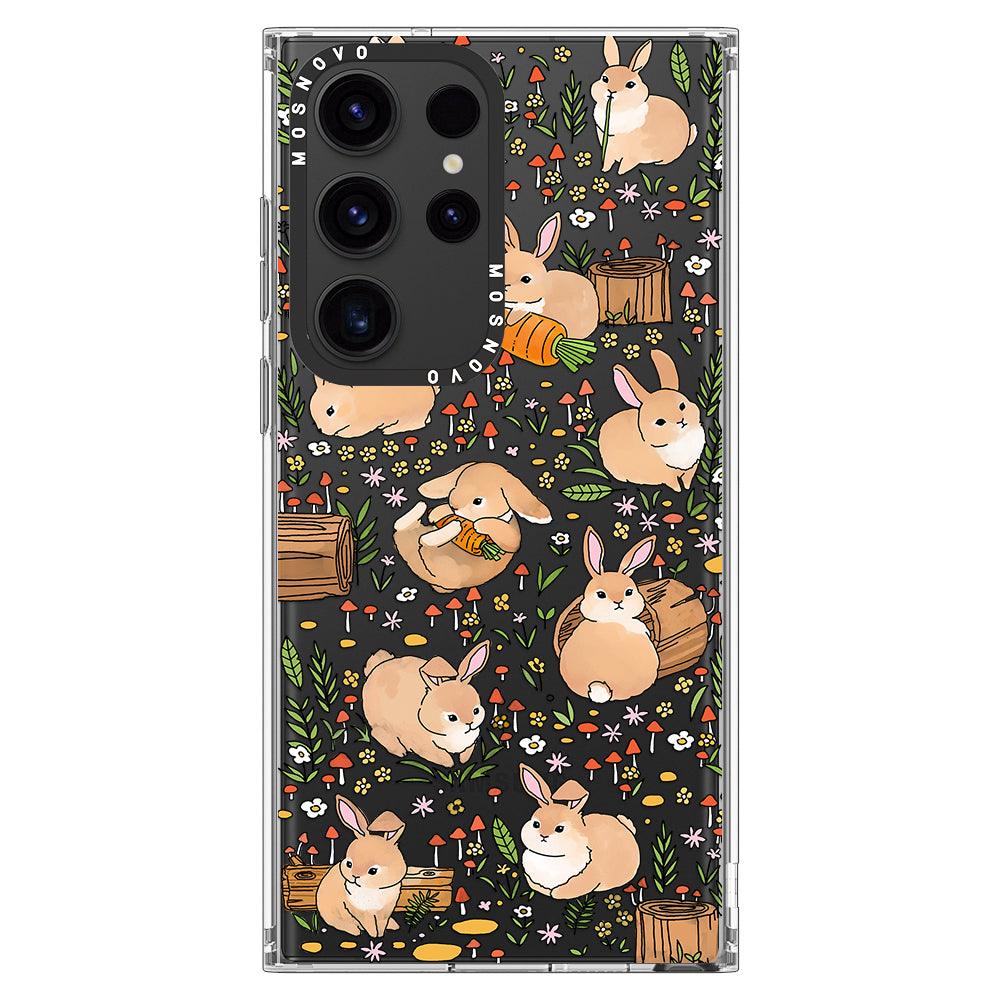 Bunny Garden Phone Case - Samsung Galaxy S23 Ultra Case - MOSNOVO