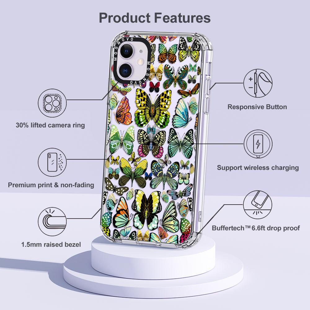 Butterflies Phone Case - iPhone 11 Case - MOSNOVO