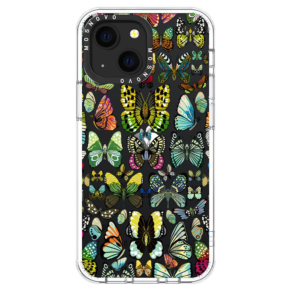 Butterflies Phone Case - iPhone 13 Mini Case - MOSNOVO