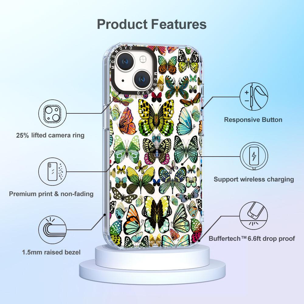 Butterflies Phone Case - iPhone 14 Case - MOSNOVO