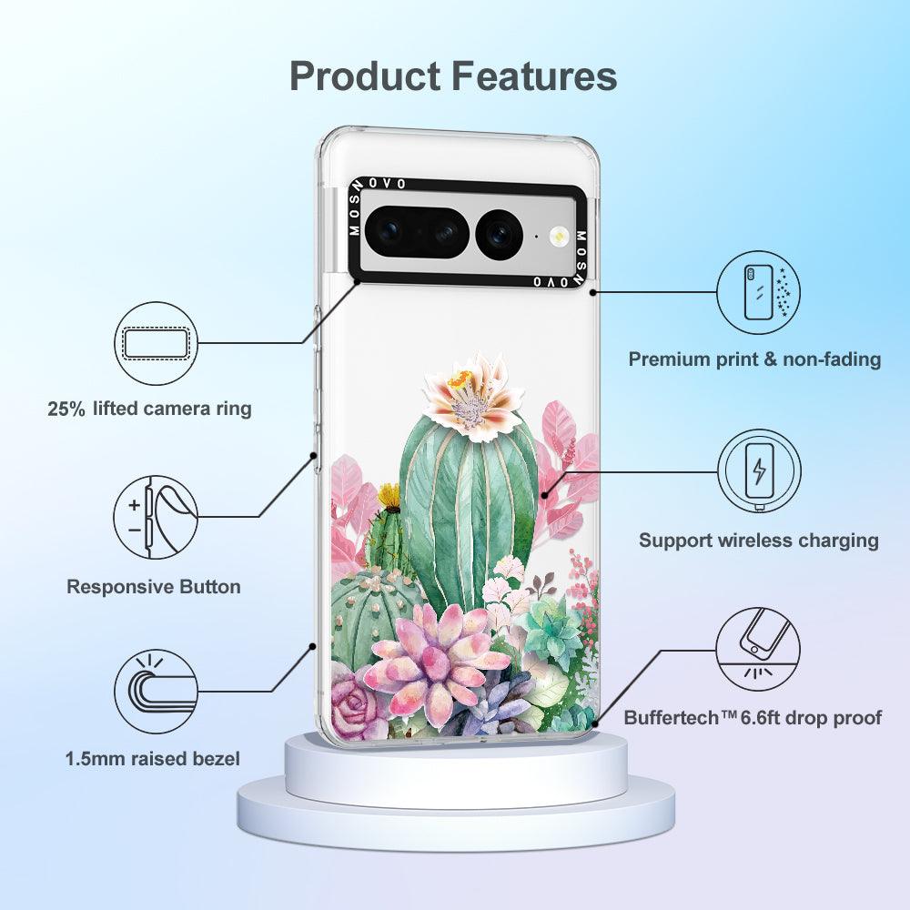 Cactaceae Phone Case - Google Pixel 7 Pro Case - MOSNOVO