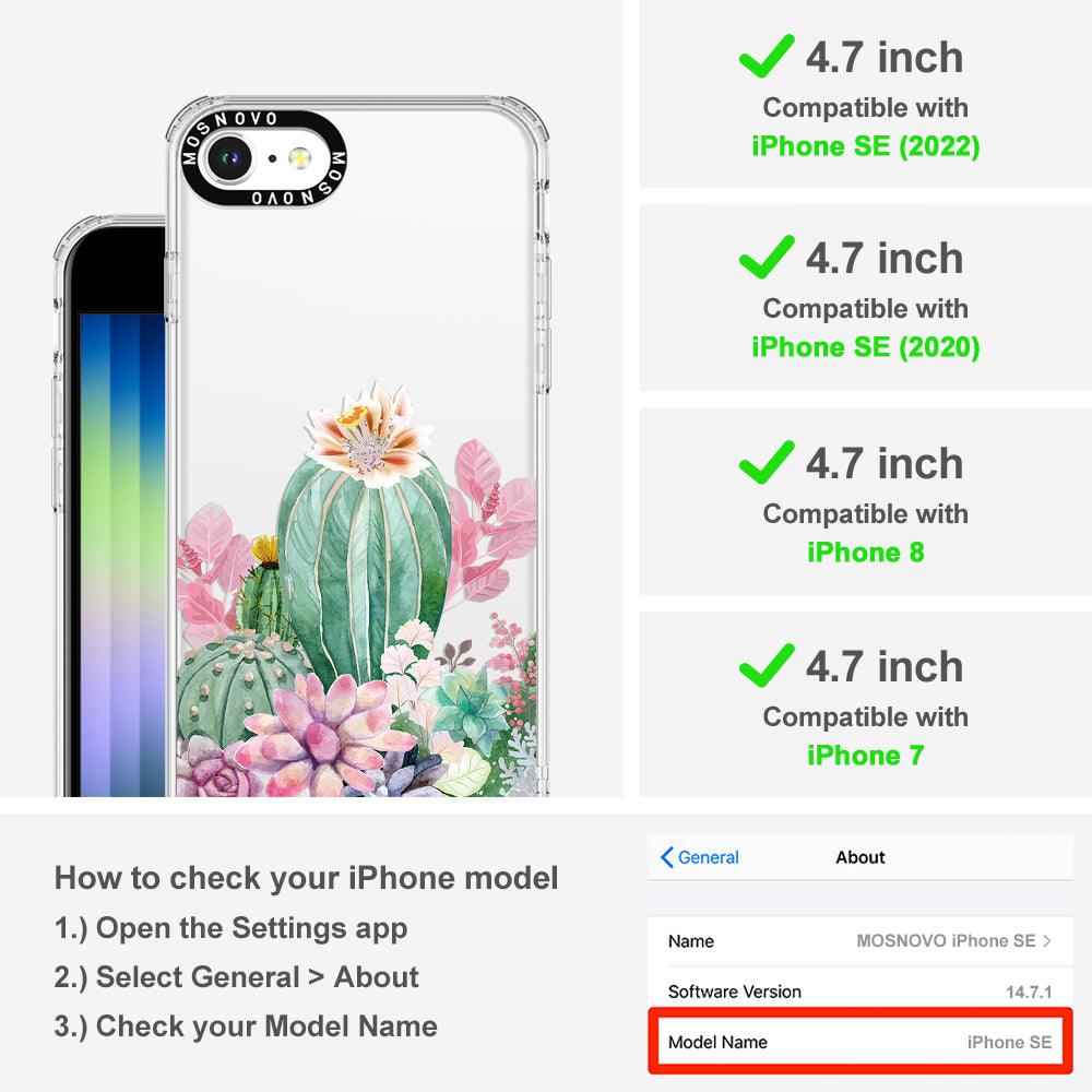 Cactaceae Phone Case - iPhone SE 2020 Case - MOSNOVO