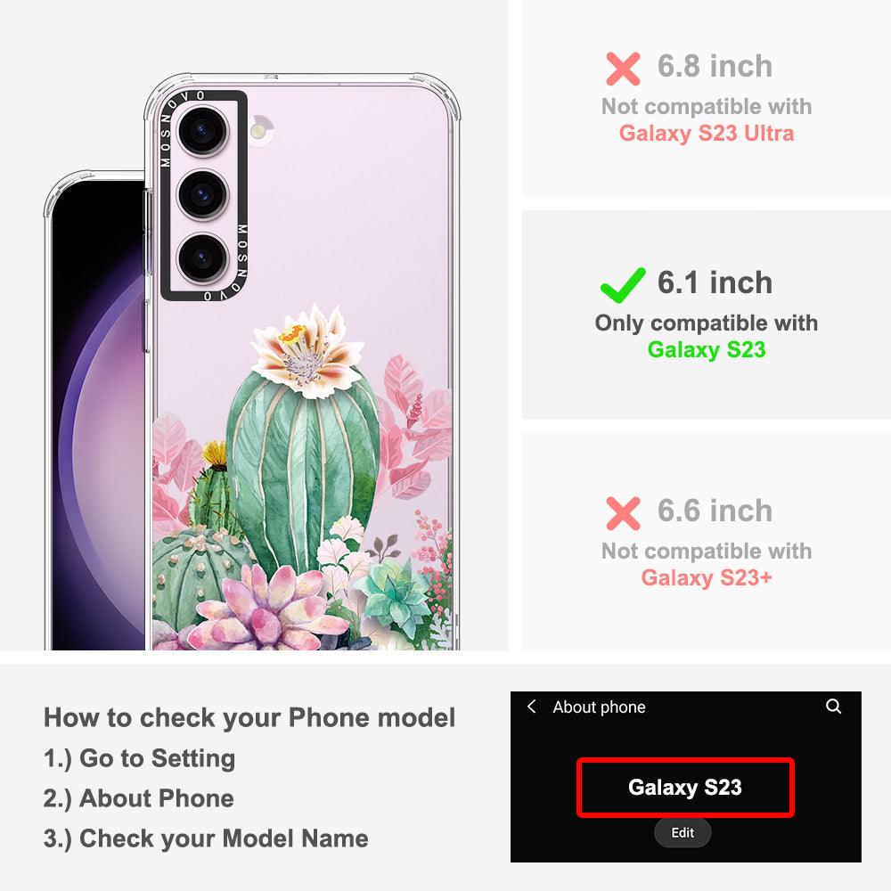 Cactaceae Phone Case - Samsung Galaxy S23 Case - MOSNOVO