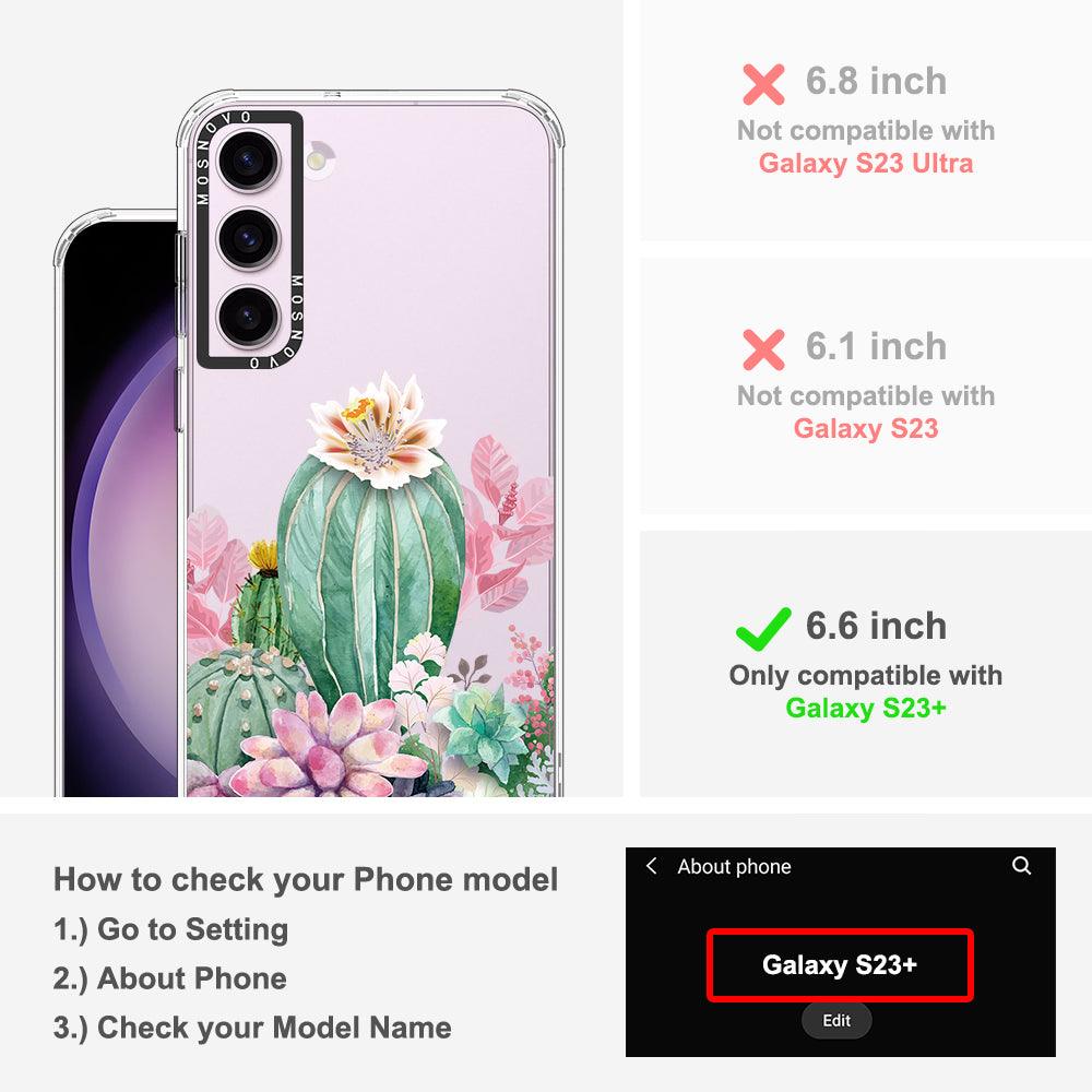 Cactaceae Phone Case - Samsung Galaxy S23 Plus Case - MOSNOVO