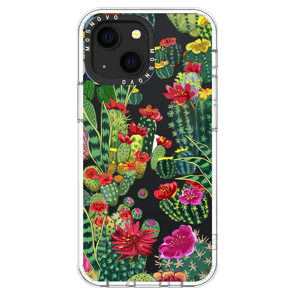 Cactus Garden Phone Case - iPhone 13 Mini Case - MOSNOVO