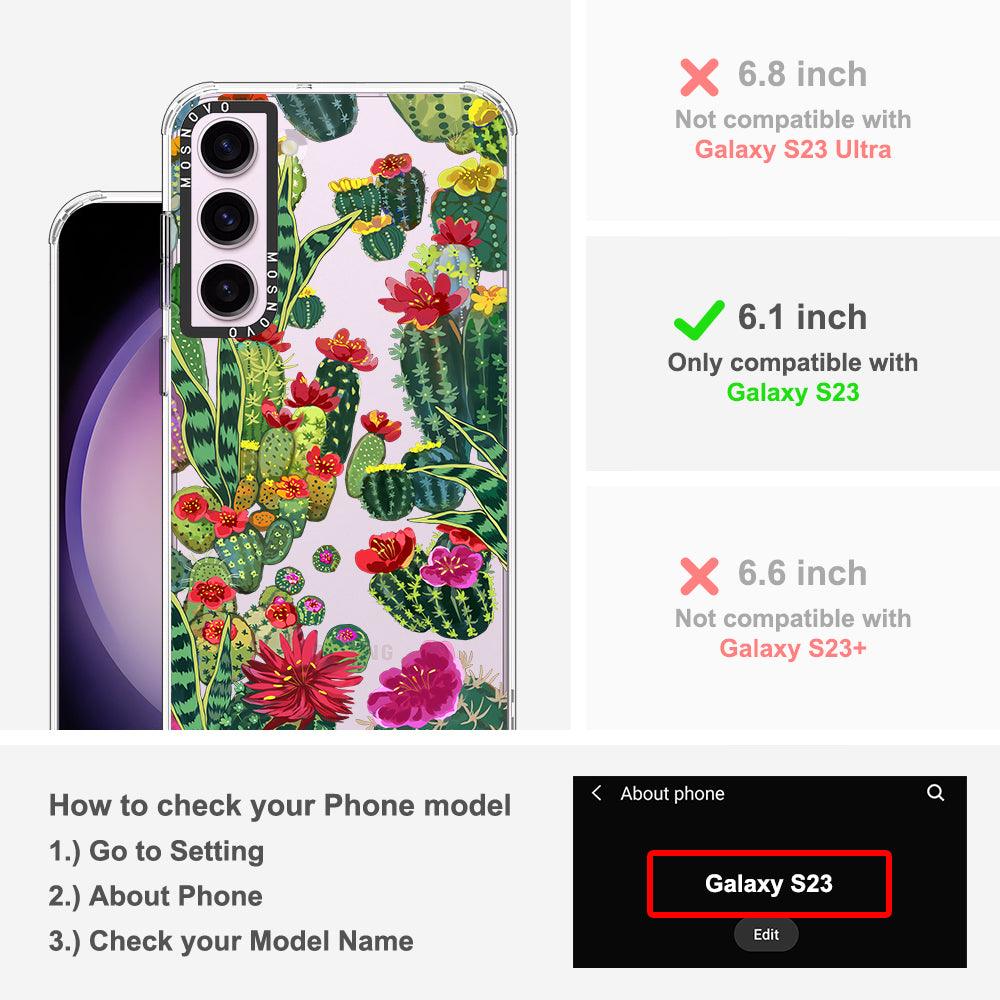Cactus Garden Phone Case - Samsung Galaxy S23 Case - MOSNOVO