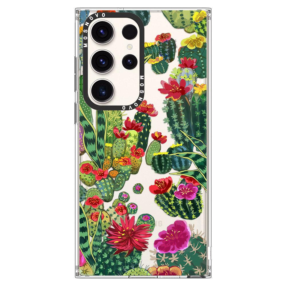 Cactus Garden Phone Case - Samsung Galaxy S23 Ultra Case - MOSNOVO